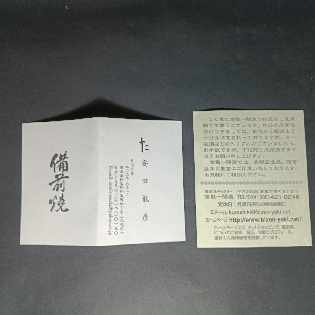 Yasuda Tatsuhiko Bizen Tea Bowl Hidasuki Chawan Ichiyo Kiln Kurashiki