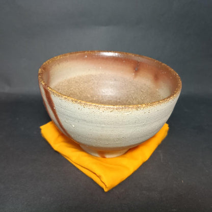 Yasuda Tatsuhiko Bizen Tea Bowl Hidasuki Chawan Ichiyo Kiln Kurashiki