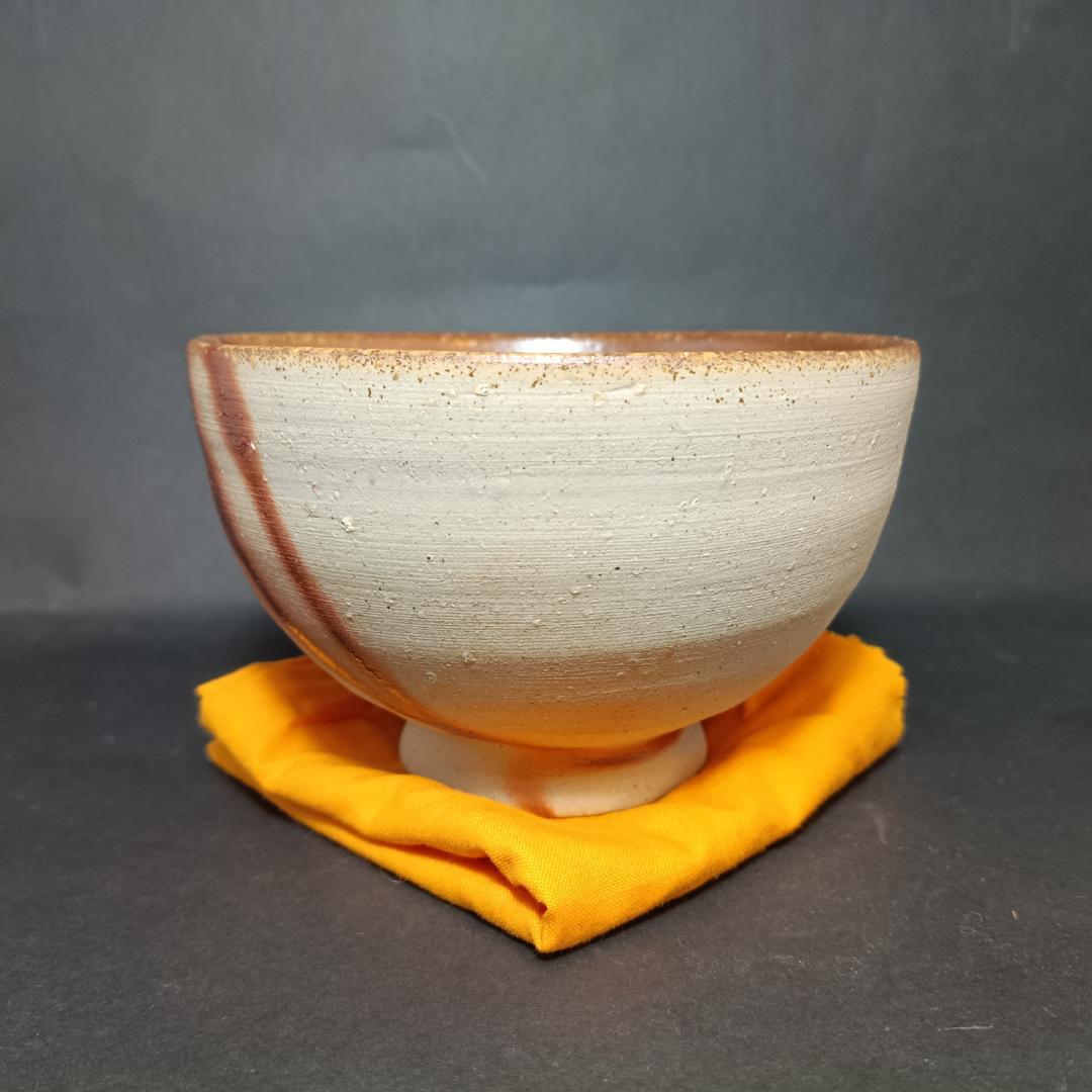 Yasuda Tatsuhiko Bizen Tea Bowl Hidasuki Chawan Ichiyo Kiln Kurashiki