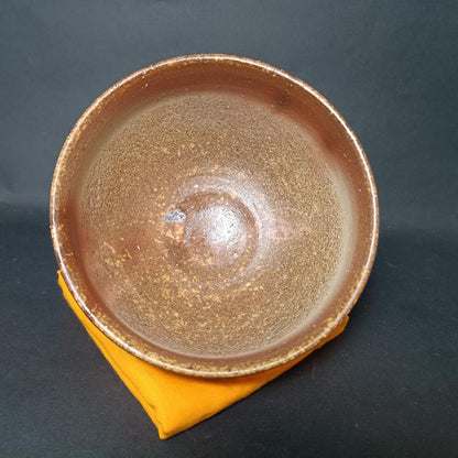 Yasuda Tatsuhiko Bizen Tea Bowl Hidasuki Chawan Ichiyo Kiln Kurashiki
