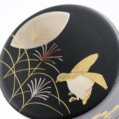 Wada Juhō Four Seasons Usucha Tea Caddy Set — Natsume Kinrinji Nakatsugi Maki-e