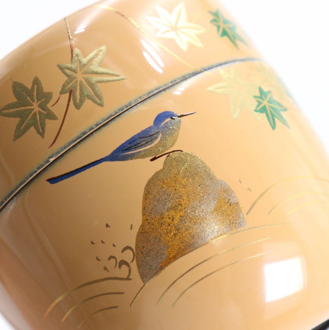 Wada Juhō Four Seasons Usucha Tea Caddy Set — Natsume Kinrinji Nakatsugi Maki-e
