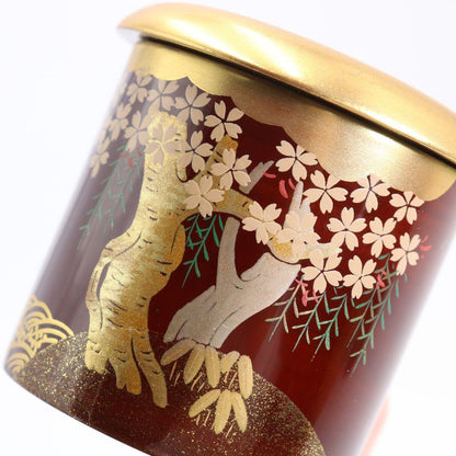 Wada Juhō Four Seasons Usucha Tea Caddy Set — Natsume Kinrinji Nakatsugi Maki-e