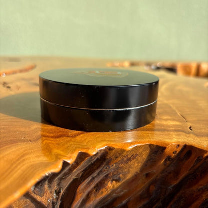 Japanese Lacquer Kogo Zodiac Ox Maki-e Black Incense Box