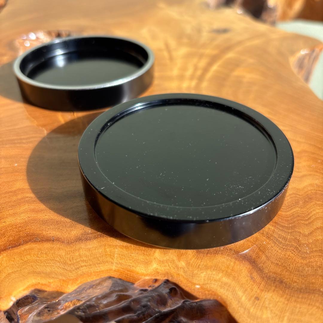 Japanese Lacquer Kogo Zodiac Ox Maki-e Black Incense Box