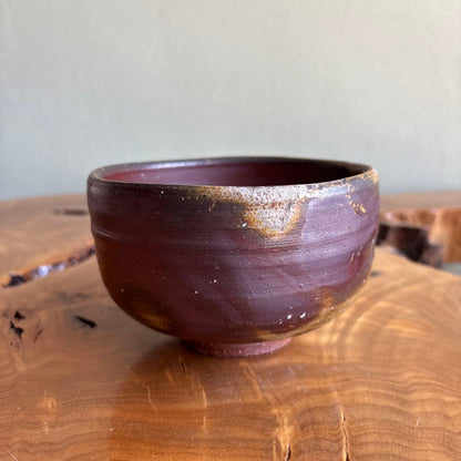 Bizen Ware Tea Bowl by Fujiwara Kinzō, Rakuzan Kiln — Goma & Hidasuki