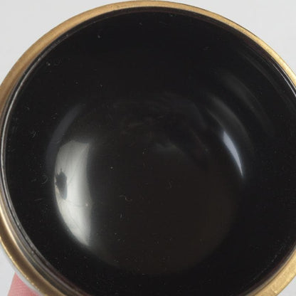 Miyata Sōkei Tsukimi Rabbit Gold Maki-e Maru-Natsume Tea Caddy