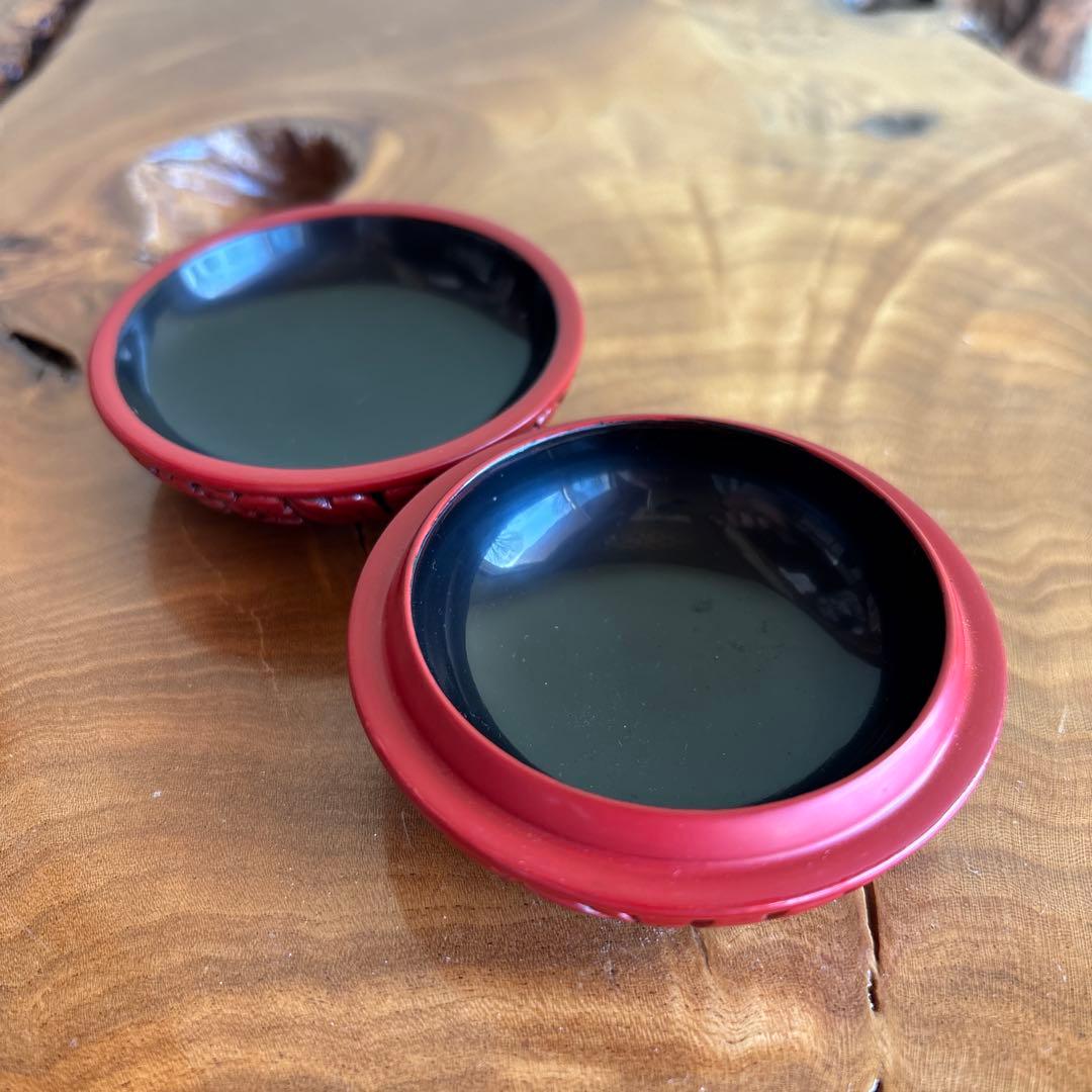 Minohara Koichi | Murakami Tsuishu Kogo | Carved Red Lacquer Peony | Niigata | Tomobako