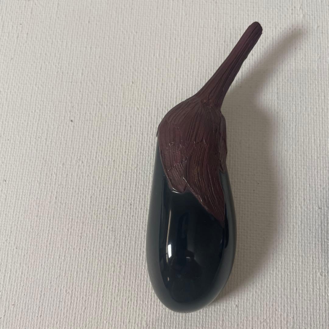 Shida Fukuya Eggplant Kogo — Nasu-Gata Lacquer Incense Container, Naturalistic Form, Tomobako