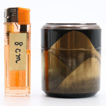 Tōyama Maki-e Naga-Natsume Tea Caddy by Nakamura Sōetsu | Gold Mountains
