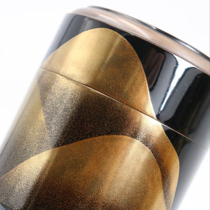 Tōyama Maki-e Naga-Natsume Tea Caddy by Nakamura Sōetsu | Gold Mountains
