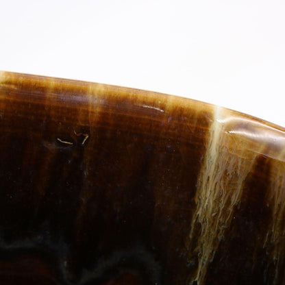 Takatori-yaki Mizusashi Water Jar with Ears by Aoyagi Suiho — Tantansai Attribution