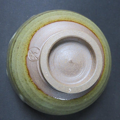 Hai-Yu Ash Glaze Tea Bowl by Ishizaki Koshiro - Shisui Kiln Chawan with Signed Box