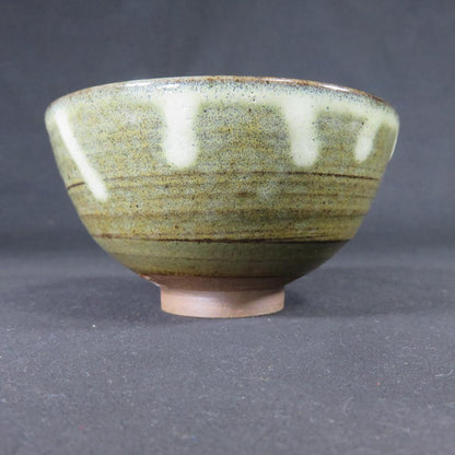 Hai-Yu Ash Glaze Tea Bowl by Ishizaki Koshiro - Shisui Kiln Chawan with Signed Box