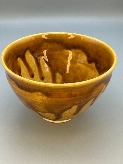 Seto-Glaze Matcha Bowl by Eiraku Zengoro — Senke Jisshoku Hereditary Kyoto Master
