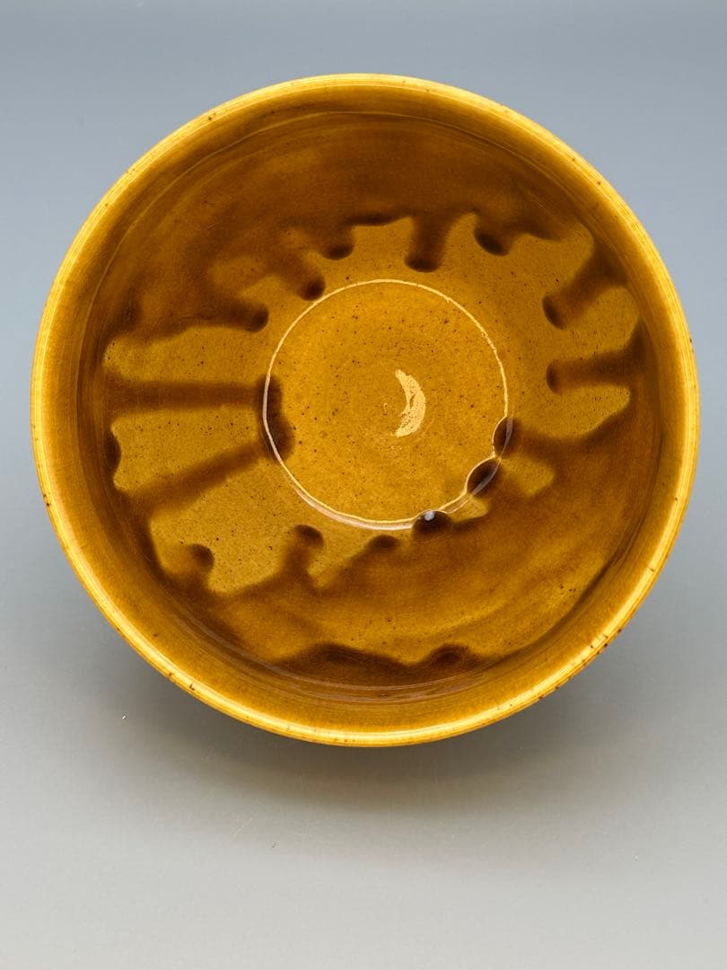 Seto-Glaze Matcha Bowl by Eiraku Zengoro — Senke Jisshoku Hereditary Kyoto Master