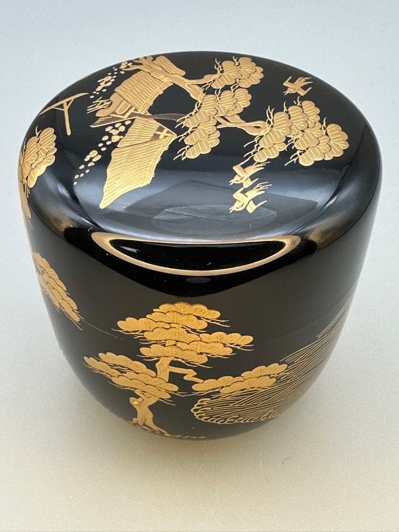 Shiogama Makie Natsume by Yoshida Munetoshi – Japanese Tea Caddy – Urushi Art – Japan