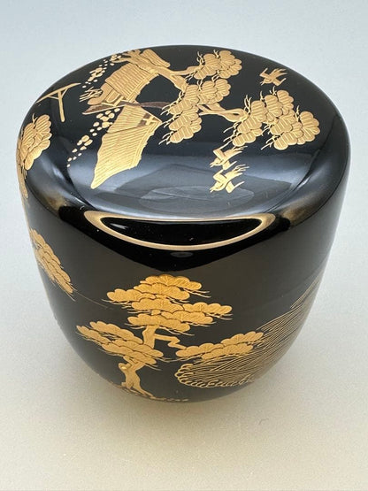 Shiogama Makie Natsume by Yoshida Munetoshi – Japanese Tea Caddy – Urushi Art – Japan