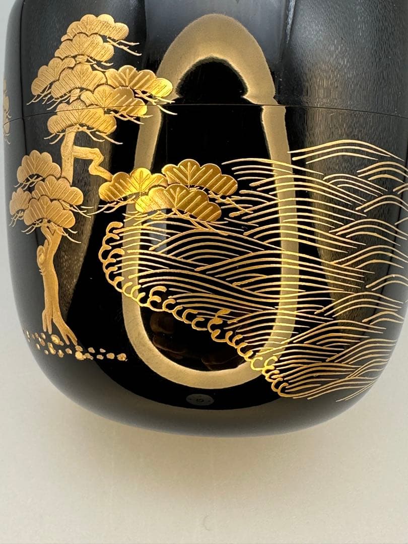 Shiogama Makie Natsume by Yoshida Munetoshi – Japanese Tea Caddy – Urushi Art – Japan