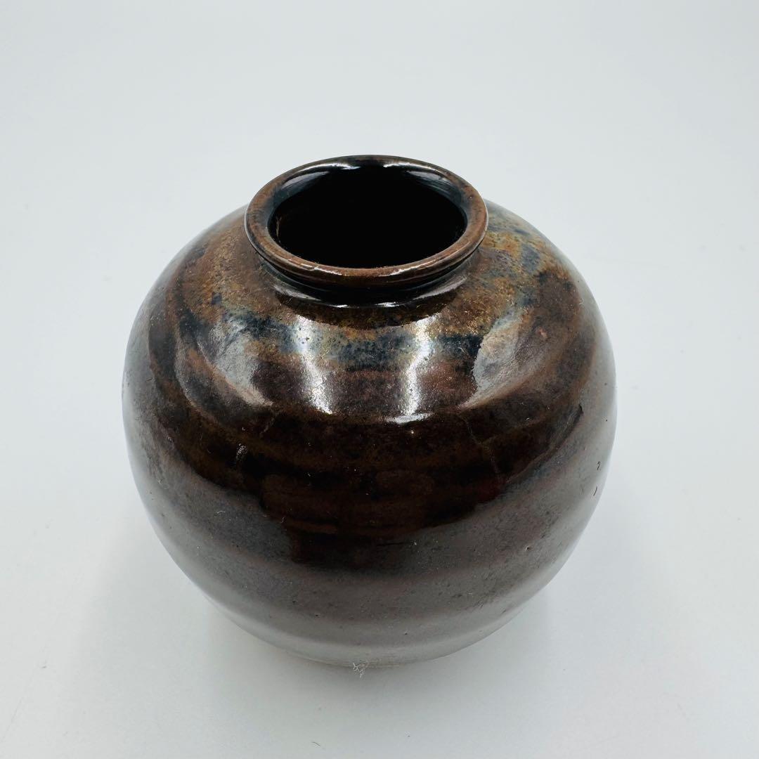 Bunrin Chaire by Heian Kizan – Japanese Tea Jar – Apple Form – Kyoto Art – Japan