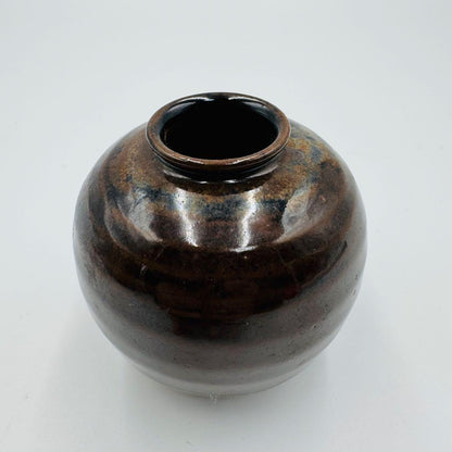 Bunrin Chaire by Heian Kizan – Japanese Tea Jar – Apple Form – Kyoto Art – Japan