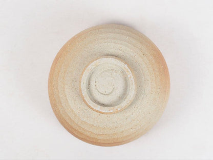 4th Okuda Chuzaemon Shigaraki Tea Bowl — Natural Ash Glaze, Hi-iro Gradient