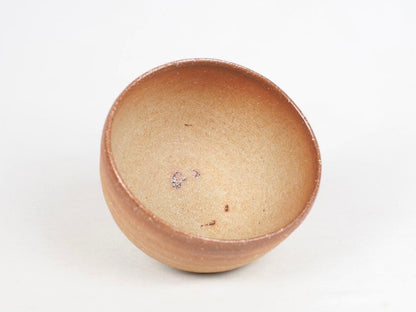 4th Okuda Chuzaemon Shigaraki Tea Bowl — Natural Ash Glaze, Hi-iro Gradient