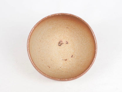 4th Okuda Chuzaemon Shigaraki Tea Bowl — Natural Ash Glaze, Hi-iro Gradient