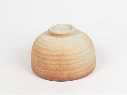 4th Okuda Chuzaemon Shigaraki Tea Bowl — Natural Ash Glaze, Hi-iro Gradient