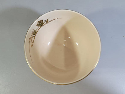 Yatsuhashi Iris Iro-e Chawan by Sugita Shohei — Seikanji Kiln Kyoto