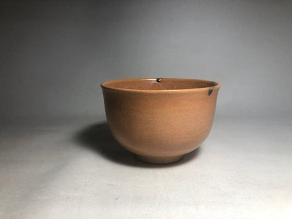 Aka-Oribe Tea Bowl by Sato Kazuko / Fuji-gama Kiln