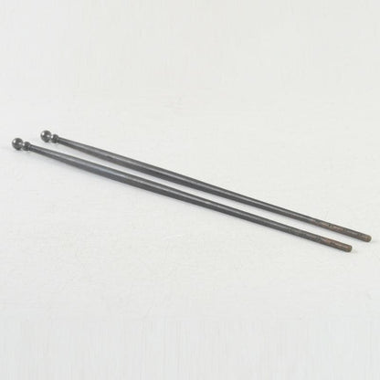 Silver Hibashi Fire Chopsticks by Chikueido Eishin — Nanryo Hyotan Head, Signed Box, Japanese Tea Ceremony