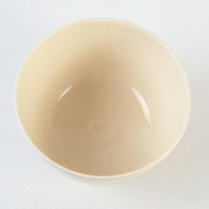 Tsuguji Suzan Ninsei-Style Tea Bowl | Water Wheel, Waves, Willow | Kyoto Tradition | Tomobako