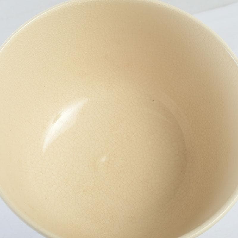 Tsuguji Suzan Ninsei-Style Tea Bowl | Water Wheel, Waves, Willow | Kyoto Tradition | Tomobako