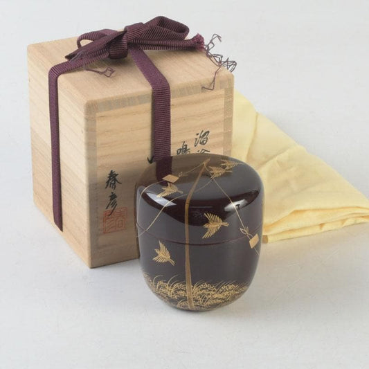Tsubota Haruhiko — Tame-Nuri Natsume, Naruko Maki-e, Signed Box and Shifuku