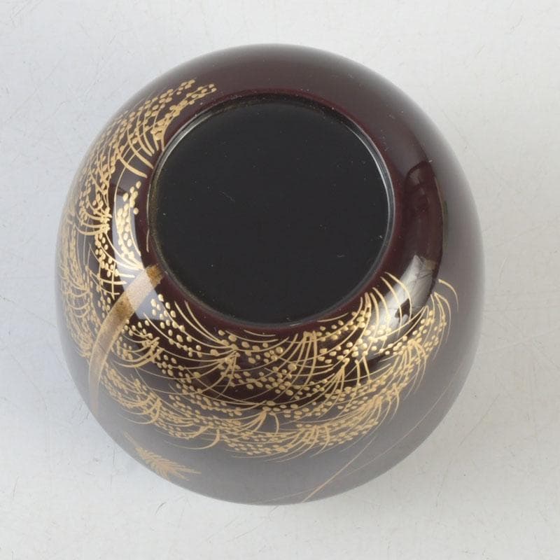 Tsubota Haruhiko — Tame-Nuri Natsume, Naruko Maki-e, Signed Box and Shifuku