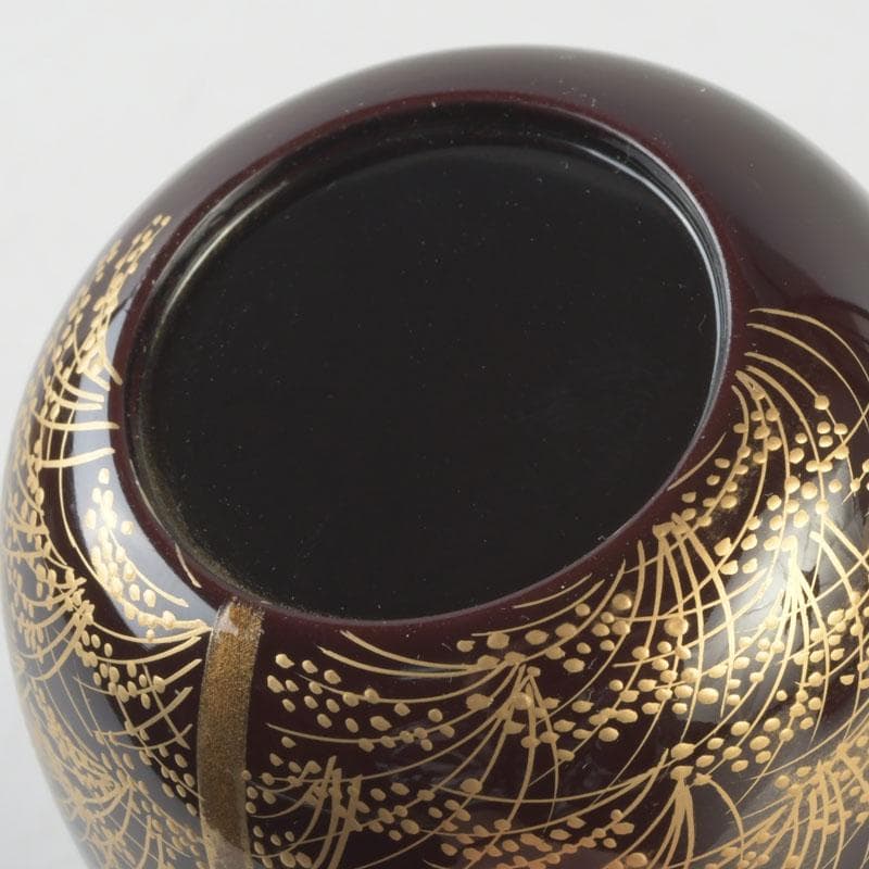 Tsubota Haruhiko — Tame-Nuri Natsume, Naruko Maki-e, Signed Box and Shifuku