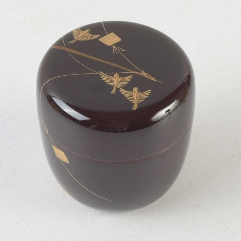Tsubota Haruhiko — Tame-Nuri Natsume, Naruko Maki-e, Signed Box and Shifuku
