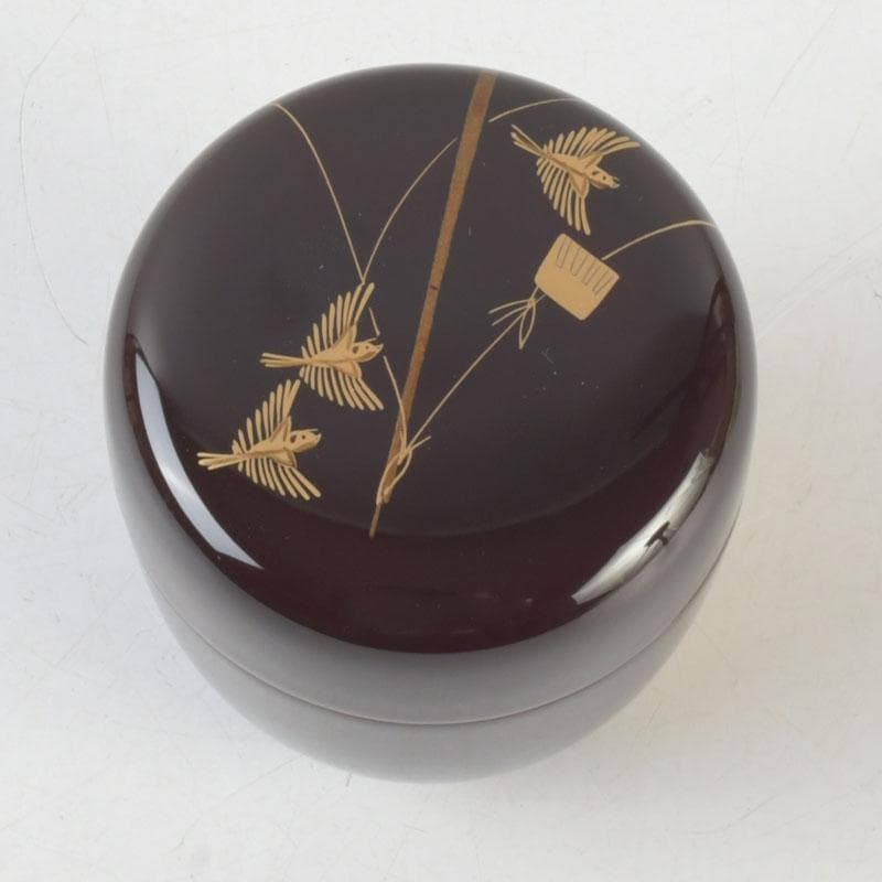 Tsubota Haruhiko — Tame-Nuri Natsume, Naruko Maki-e, Signed Box and Shifuku