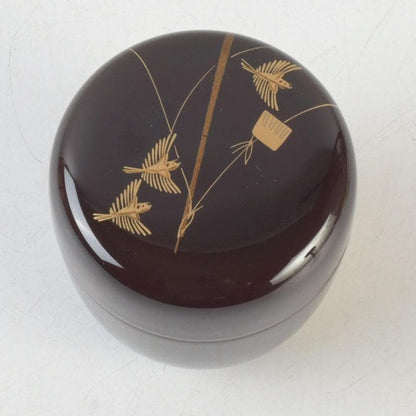 Tsubota Haruhiko — Tame-Nuri Natsume, Naruko Maki-e, Signed Box and Shifuku