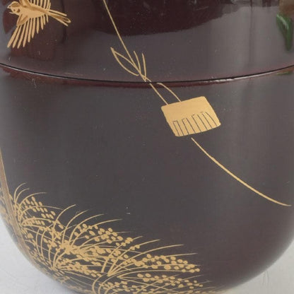 Tsubota Haruhiko — Tame-Nuri Natsume, Naruko Maki-e, Signed Box and Shifuku