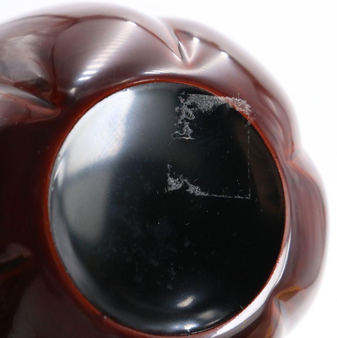 Dōba Sōkō Joshinsai-Konomi Akoda Tame-Nuri Lacquer Tea Caddy with Shifuku
