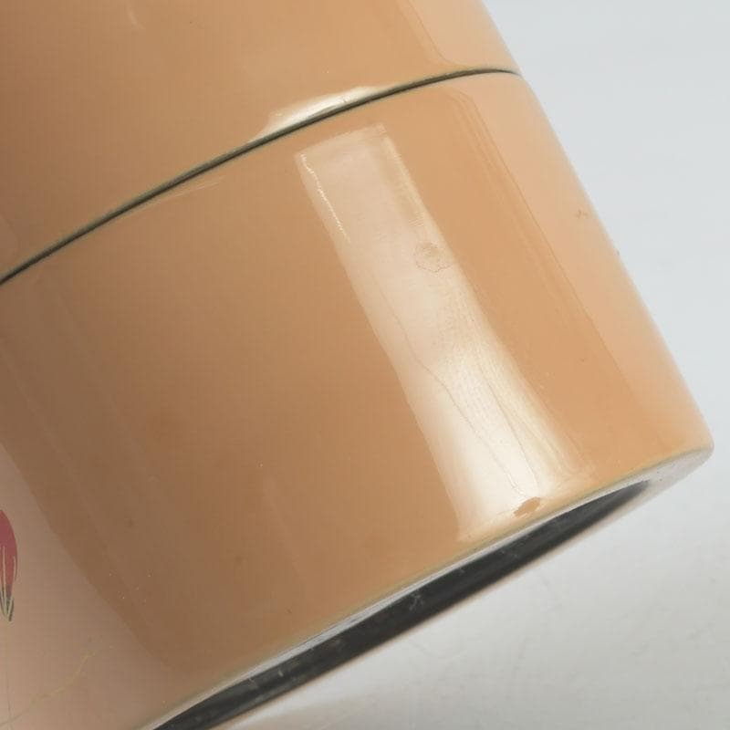 Suiho Morning Glory Maki-e Lacquer Tea Caddy Chaki with Tomobako