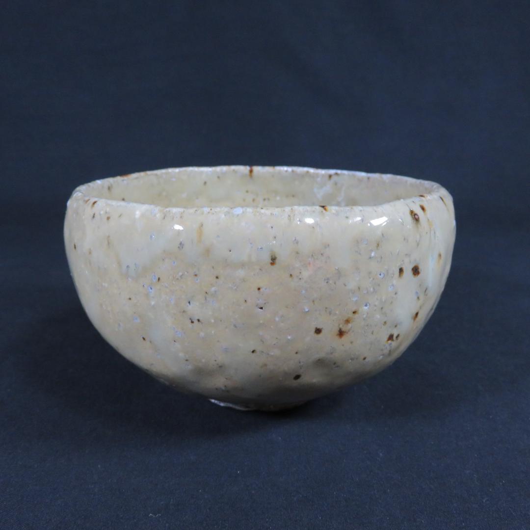 Speckled Earth Glaze Tea Bowl - Rustic Japanese Chawan with Natural Iron Spots