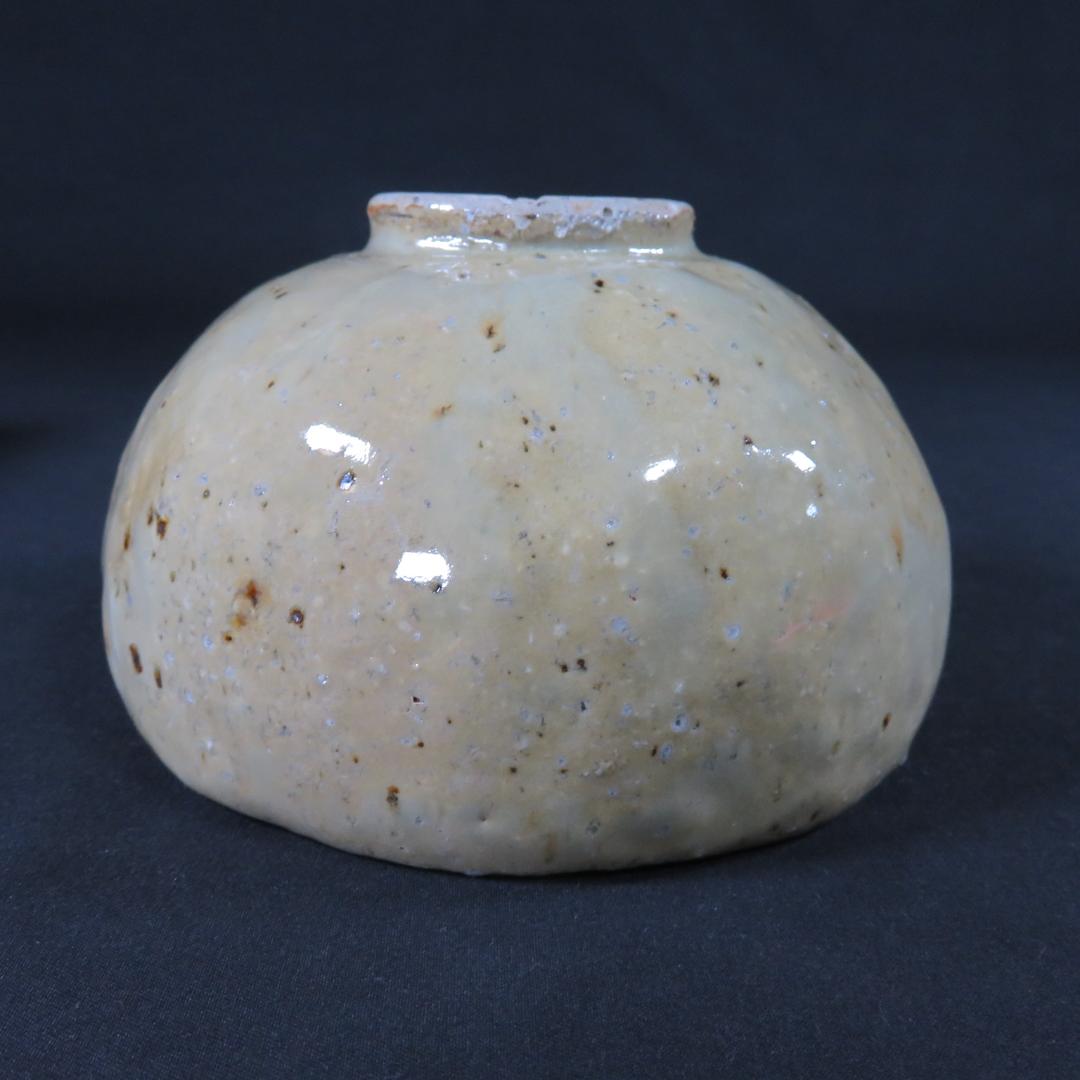 Speckled Earth Glaze Tea Bowl - Rustic Japanese Chawan with Natural Iron Spots
