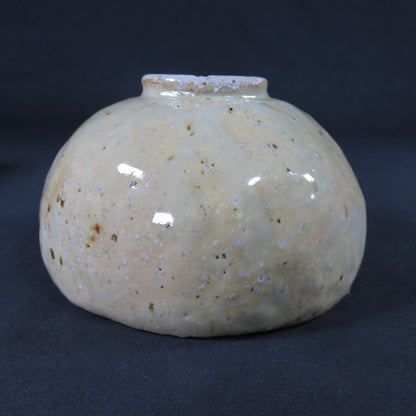 Speckled Earth Glaze Tea Bowl - Rustic Japanese Chawan with Natural Iron Spots