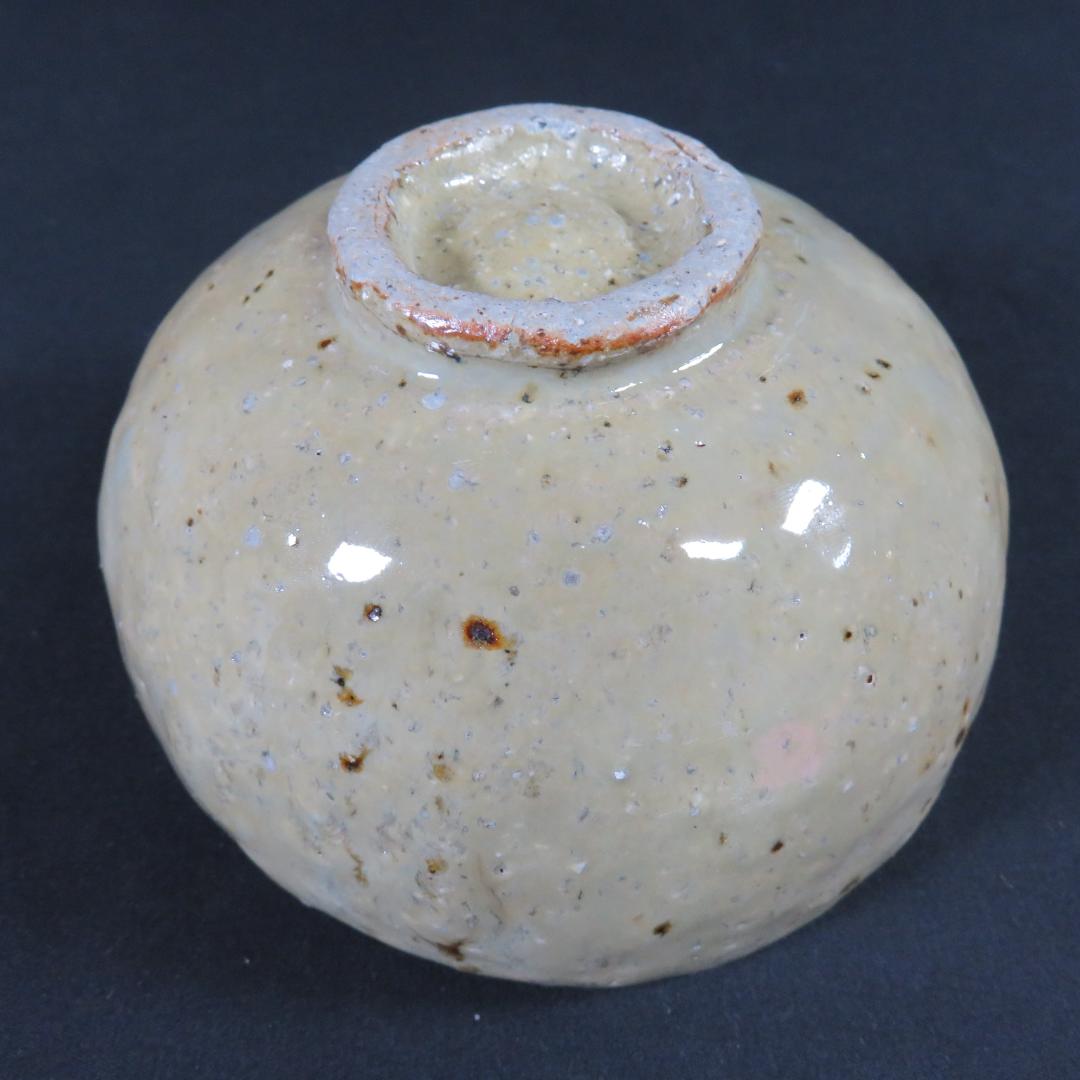 Speckled Earth Glaze Tea Bowl - Rustic Japanese Chawan with Natural Iron Spots
