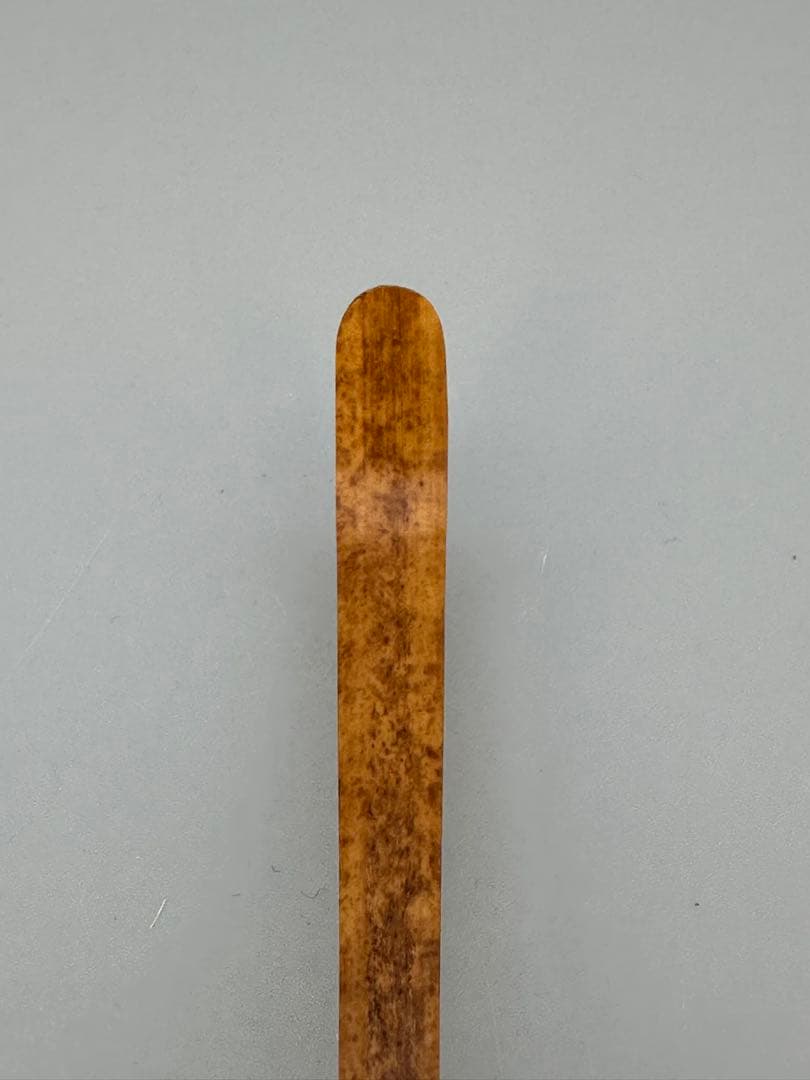 Kenninji Temple Chashaku Tea Scoop — Mei 'An no Tomo' (Friend of the Hermitage) by Ekishu, Smoked Bamboo with Original Case & Box