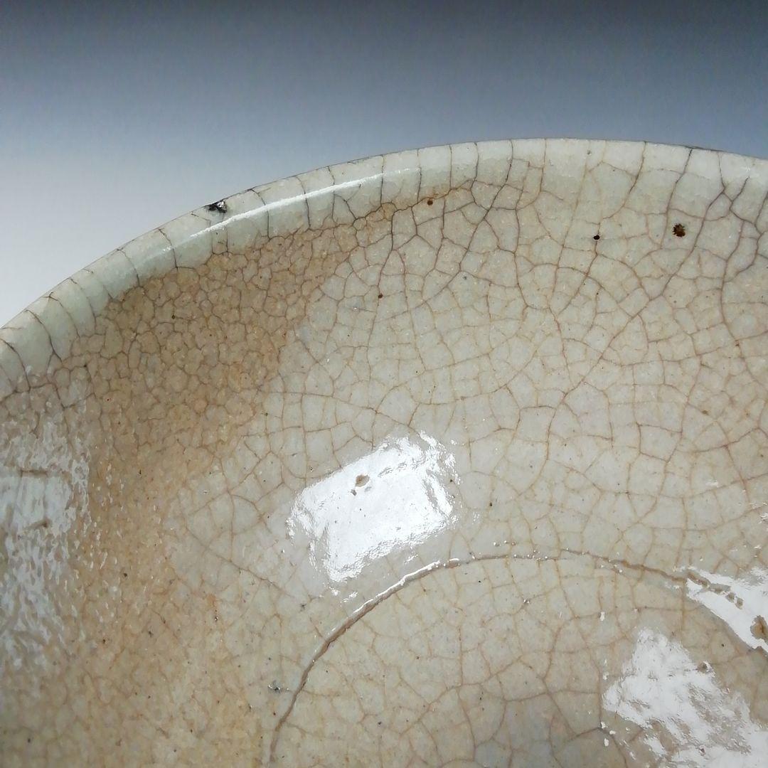 E-Karatsu Painted Tea Bowl by Nakazato Shigetoshi - Iron Brushwork Chawan