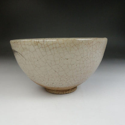 E-Karatsu Painted Tea Bowl by Nakazato Shigetoshi - Iron Brushwork Chawan